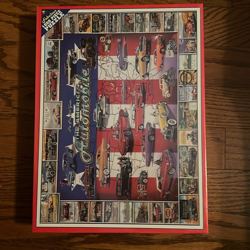 1000 Piece Jigsaw Puzzle The American Automobile Nostalgia Cars & Trucks